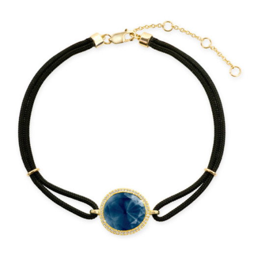 Pulsera Topacio Y Diamantes New Wave - Steine Farbarmbänder