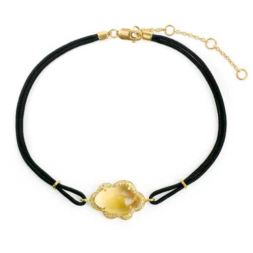 Bracciale Cytrino e Diamond Nube New Wave - Braccialetti colorati pietre