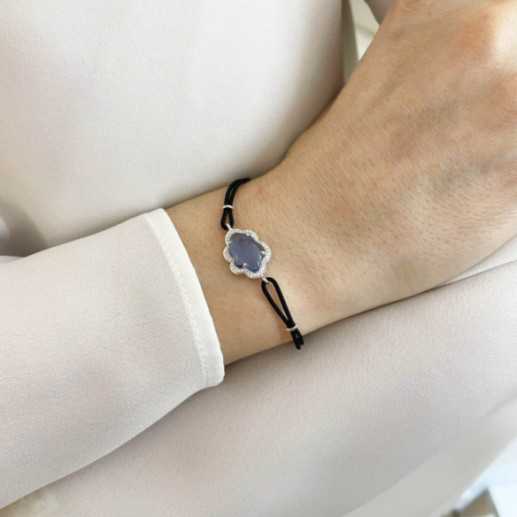 Pulsera Topacio Y Diamantes Nube New Wave - Pulseras Piedras Color 2