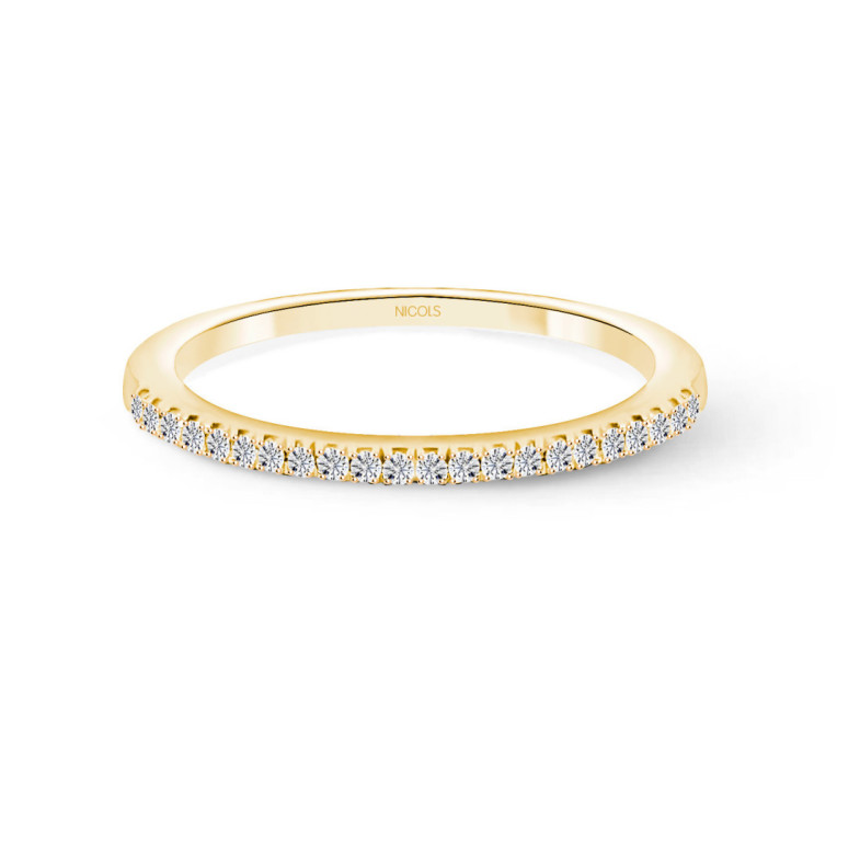 Alianza Diamantes Azalea 0.15 Oro Amarillo - Alianzas de Brillantes