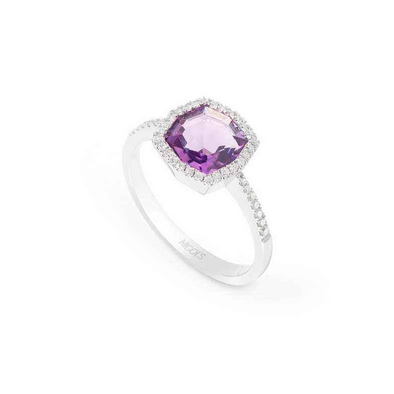 Anillo Diamantes Colorfull - diseños modernos