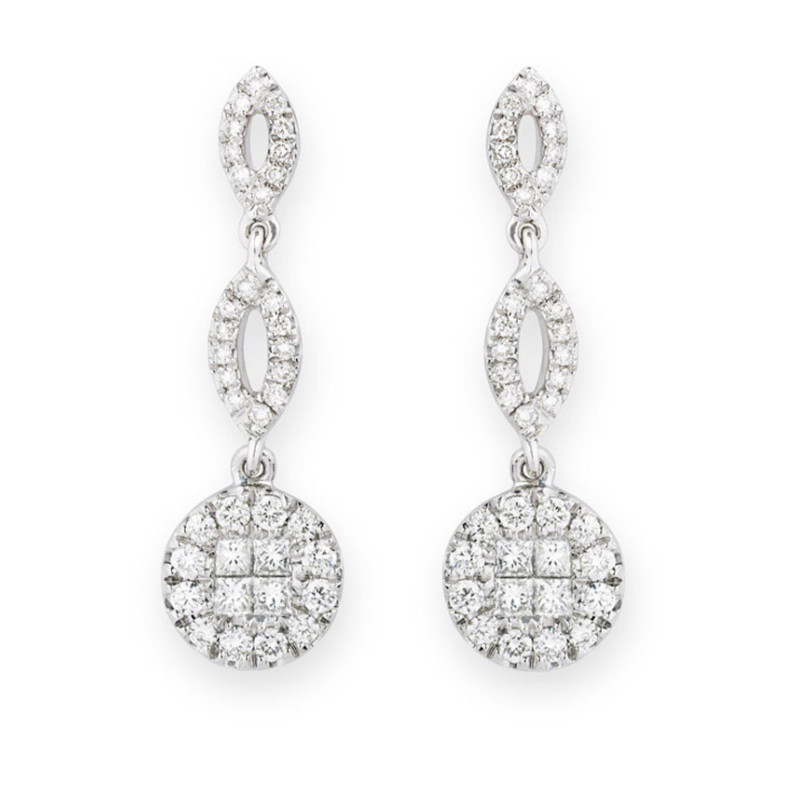 Diamond Earrings CHIC - Bride earrings