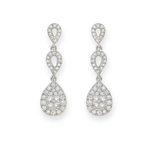 Pendientes Diamantes Chic - Boucles d'oreilles mariées