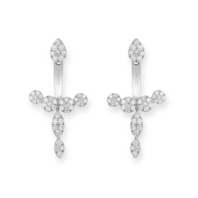Pendientes Diamantes Ear Jackets - cortos