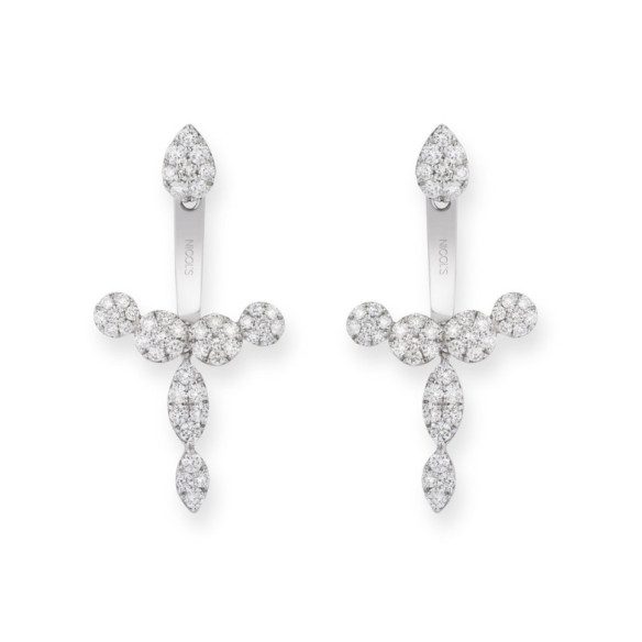 Pendientes Diamantes Ear Jackets - cortos