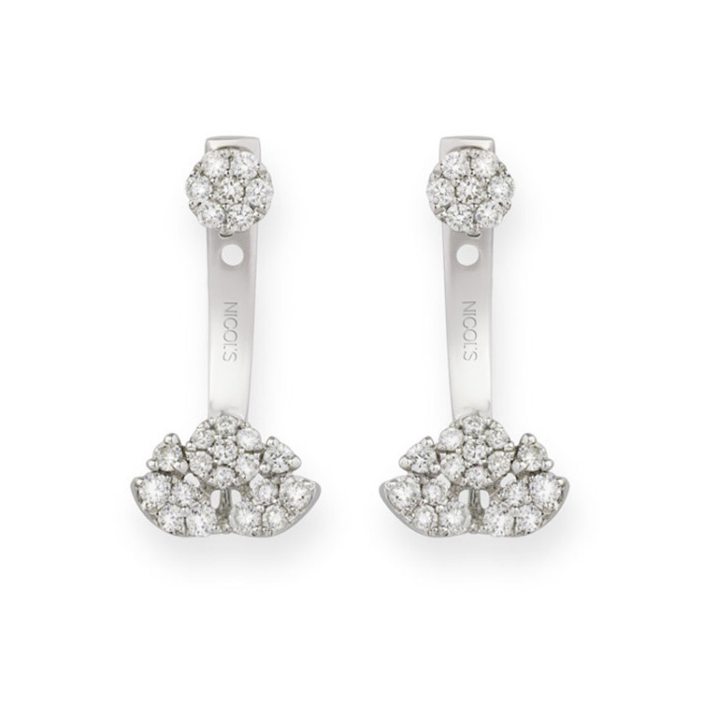 Pendientes Diamantes Ear Jackets - cortos