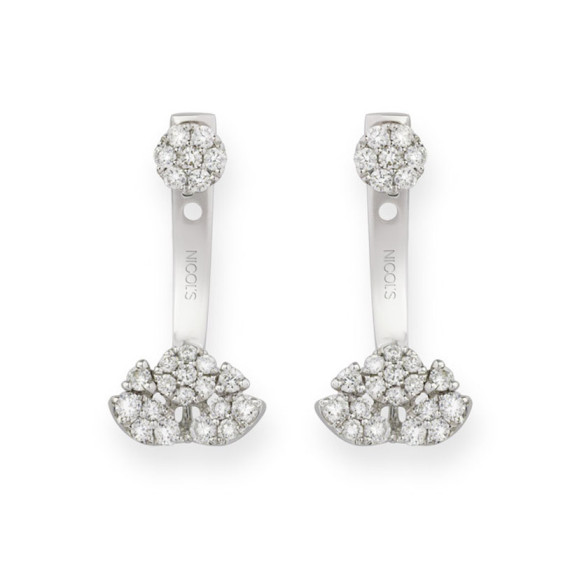 Pendientes Diamantes Ear Jackets - cortos