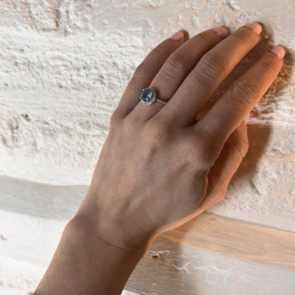 Anillo Diamantes Colorfull - diseños vintage