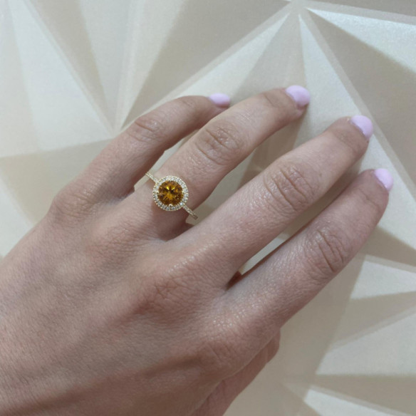 Anillo Diamantes Colorfull - diseños vintage