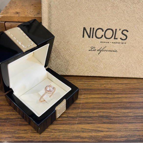 Anillo Morganita Diamantes Colorfull - diseños vintage