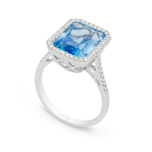 Anillo Diamantes Colorfull Top - diseños vintage