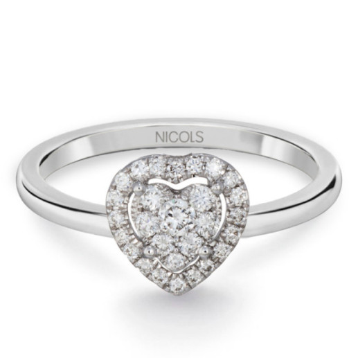 Anillo Diamantes Love Heart - Coeur