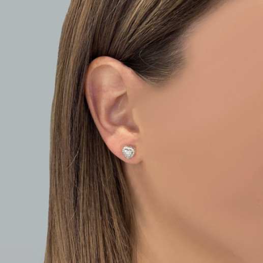 Pendientes Diamantes Love Heart - Pendientes de Novia 2