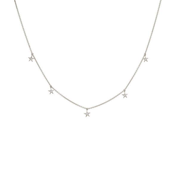 Gold Star necklace CELEBRITY 108 - Diamond Necklaces