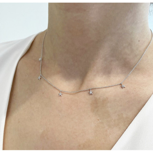 Collar Oro Estrellas Celebrity 108 - Collares de Diamantes 2
