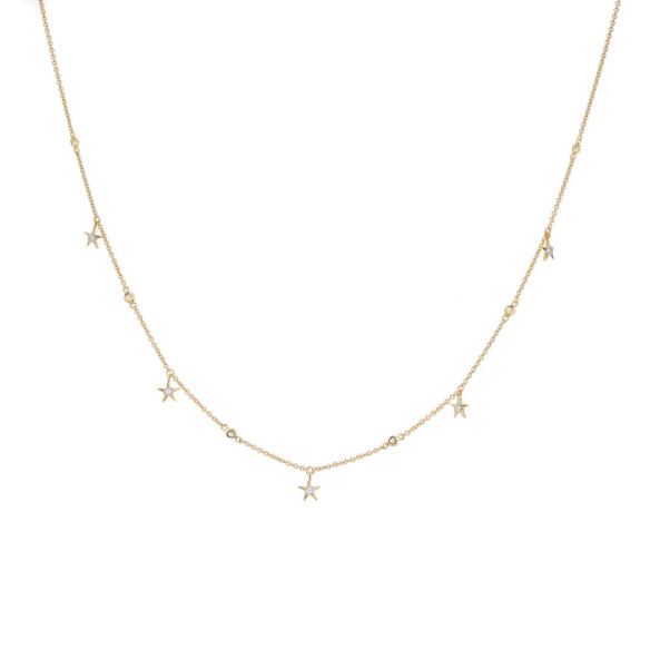 Collar Oro Estrellas Celebrity 108 - Colliers diamant