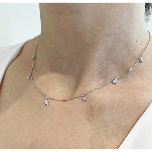 Collar Oro Estrellas Celebrity - Collares de Diamantes 2