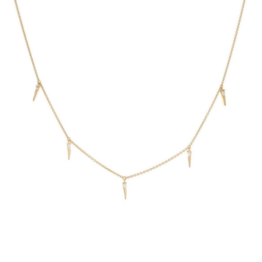 Gold necklace CELEBRITY skewers 108 - Diamond Necklaces
