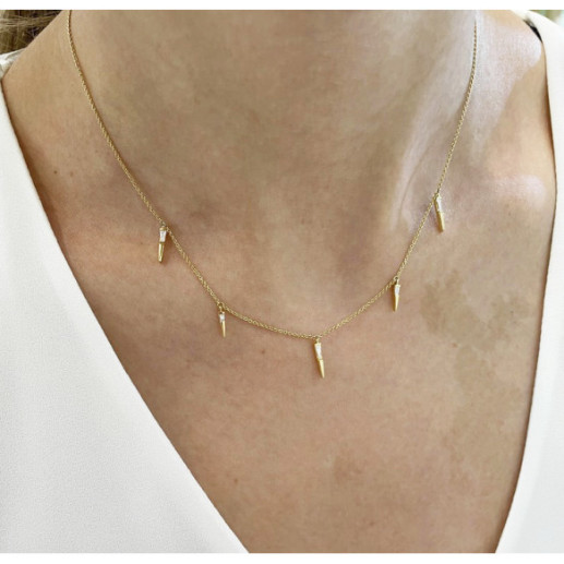 Collar Oro Pinchos Celebrity 108 - COLLARES 2