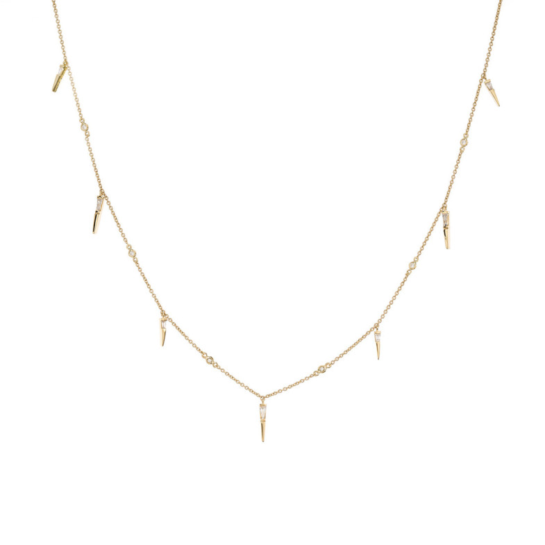 Gold necklace CELEBRITY skewers 108 - Diamond Necklaces