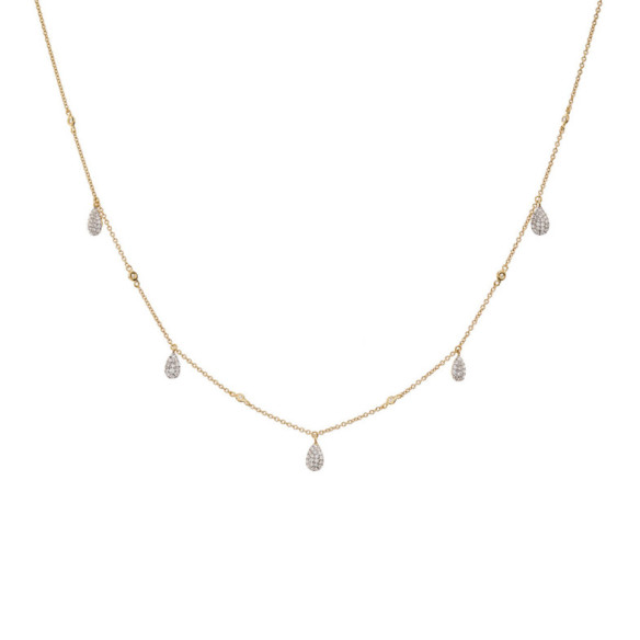 Collar Oro Gotas Celebrity 108 - Colliers diamant