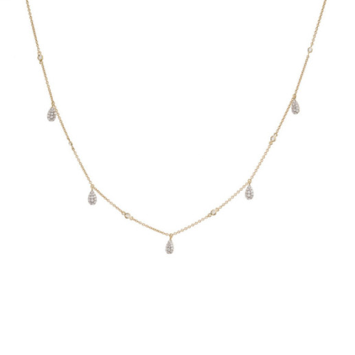 Collar Oro Gotas Celebrity 108 - Collares de Diamantes 2