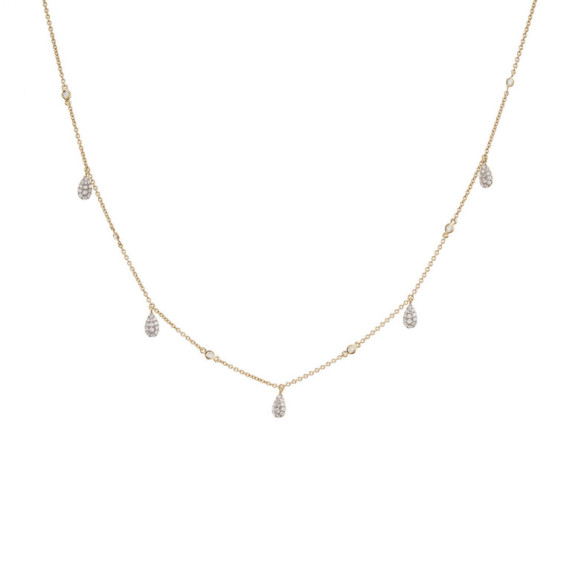 Gold Halskette Gotas Celebrity 108 - Diamant Halsketten