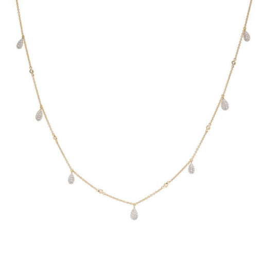 Collar Oro Gotas Celebrity 108 - Collares de Diamantes