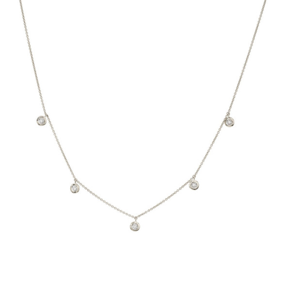 Chantón Goldhalskette Celebrity 108 - Diamant Halsketten