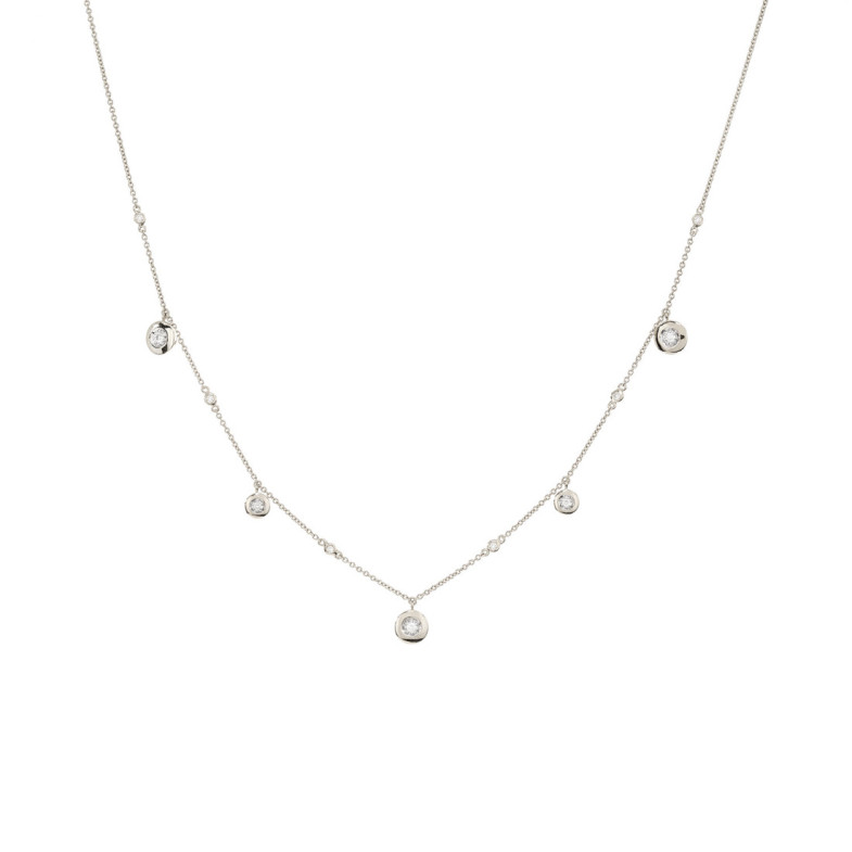 Collar Oro Chatones Celebrity - COLLIERS