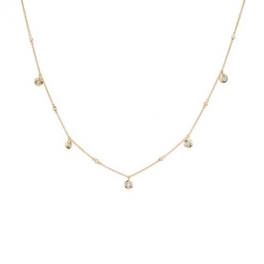Collar Oro Chaton Celebrity 108 - Collares de Diamantes 2