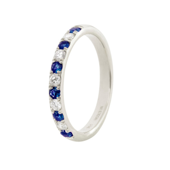 Anillo Diamantes Zafiro Azalea - ANILLOS