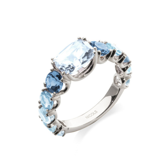 Regenbogen Gold Ring - Ringe andere Edelsteine