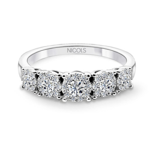 Anillo Eloise Roseton 0.39 - Talla Brillante