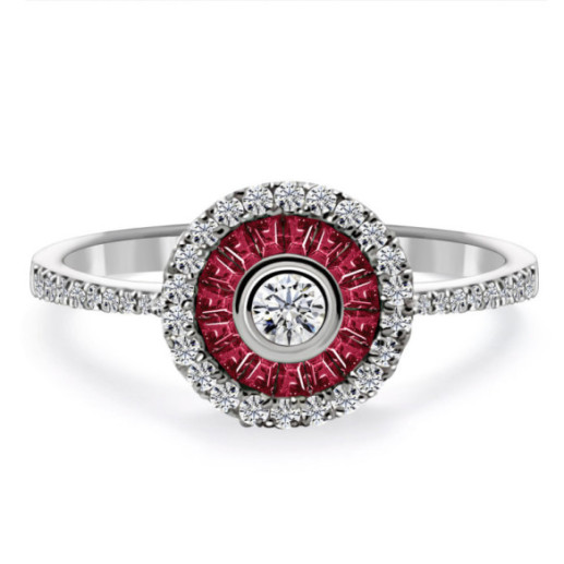 Anillo Ojo De Perdiz Rubi - ANéIS