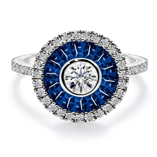 Sapphire PARTRIDGE EYE Ring - Rings