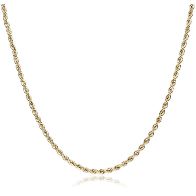 Cadena Oro 18K Cordon Macizo 4.5Mm 60Cm - Cadenas de Oro Hombre