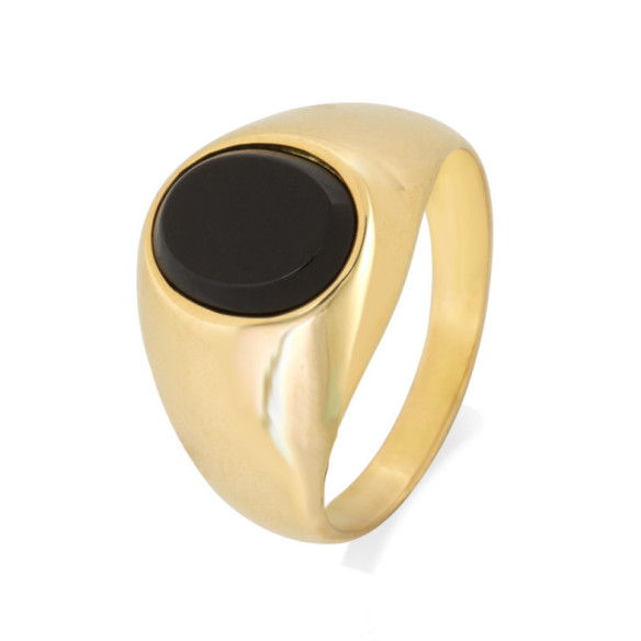 Sello Onix Oval Clásico - Anillos de Hombre Sellos