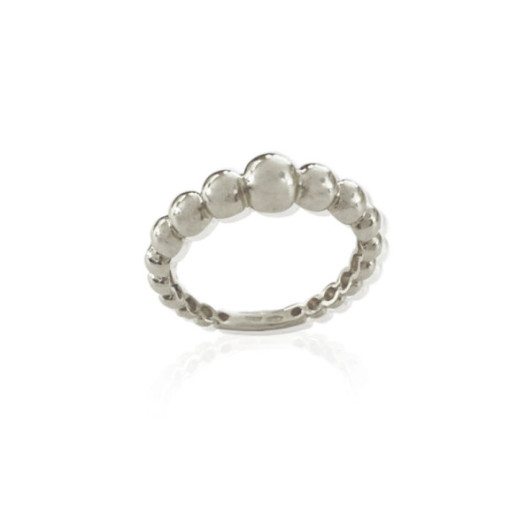 Anillo Oro Bolitas Mi Primera Joya - Anillos de Oro Sin Piedras
