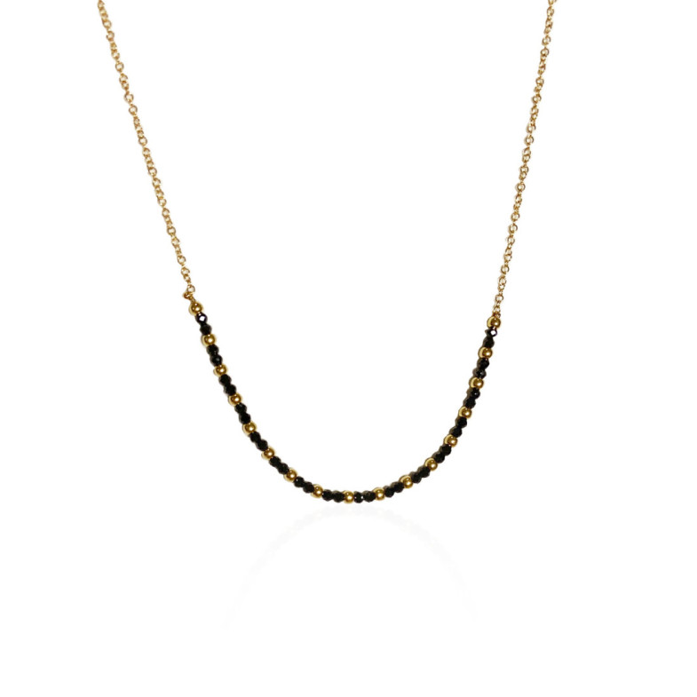 Halskette Gold Dark Moon - Halsketten Andere bunte Steine