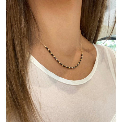 Collar Oro Dark Moon - Colliers d'autres pierres colorées 2