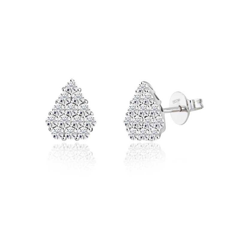 Pendientes Dormilonas Perilla - Pendientes de Novia