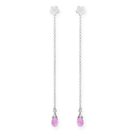 Pendientes Diamantes Maxi Xxl - Pendientes Otras Piedras de Colores