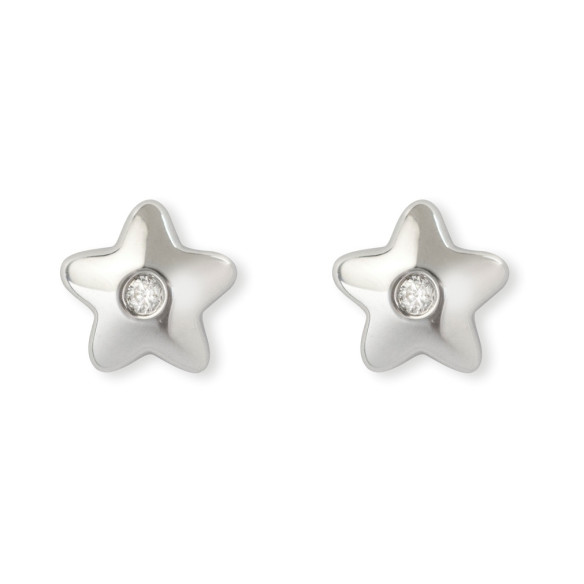 Sternschläfer-Diamantohrringe - Babyohrringe