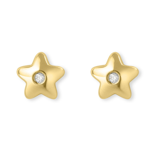Pendientes Diamantes Dormilonas Estrella - Boucles d'oreilles pour bébé 2