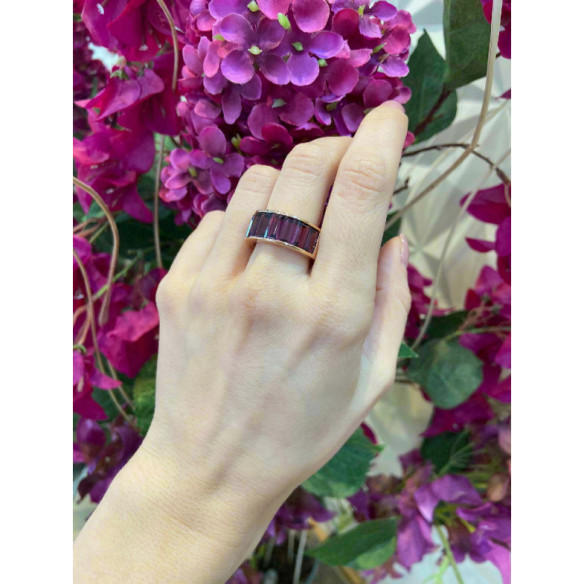 Ring Rodolita Fluor - Ringe aus Roségold