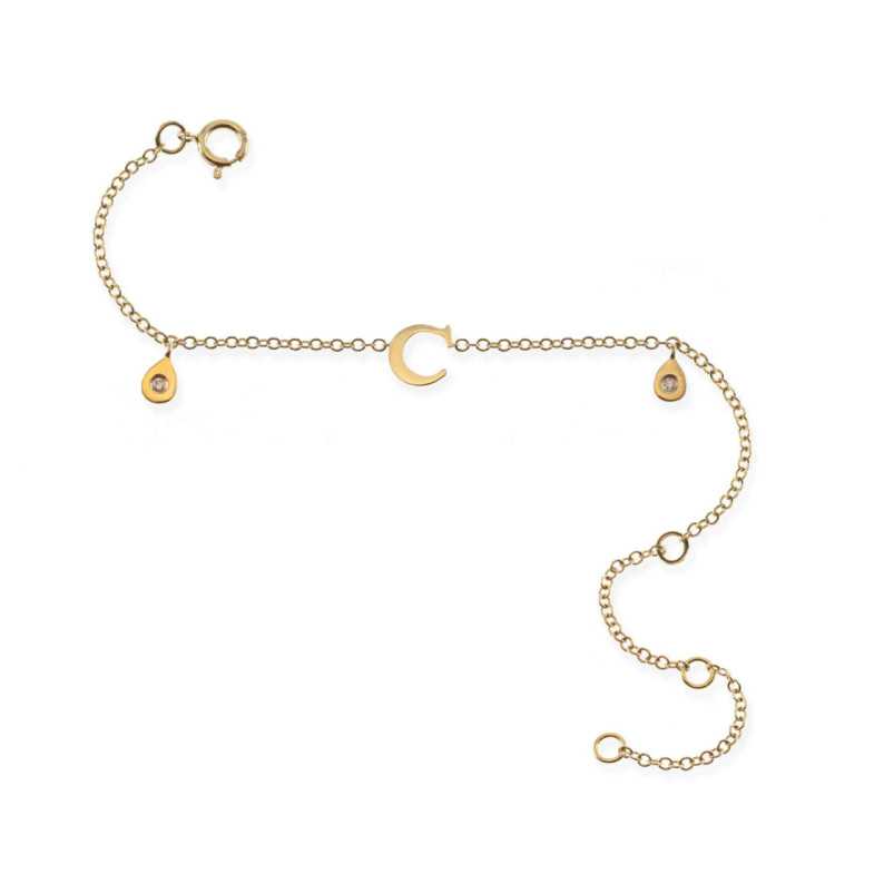 Bracciale originale Letra C Mini Dettagli - Bracciali diamantati