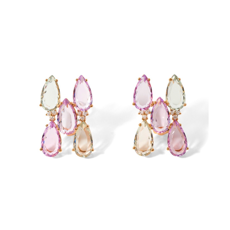 Earrings Poetry - Colored Gemstone Earrings