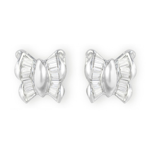 Pendientes Oro Butterfly - Boucles d'oreilles en diamant