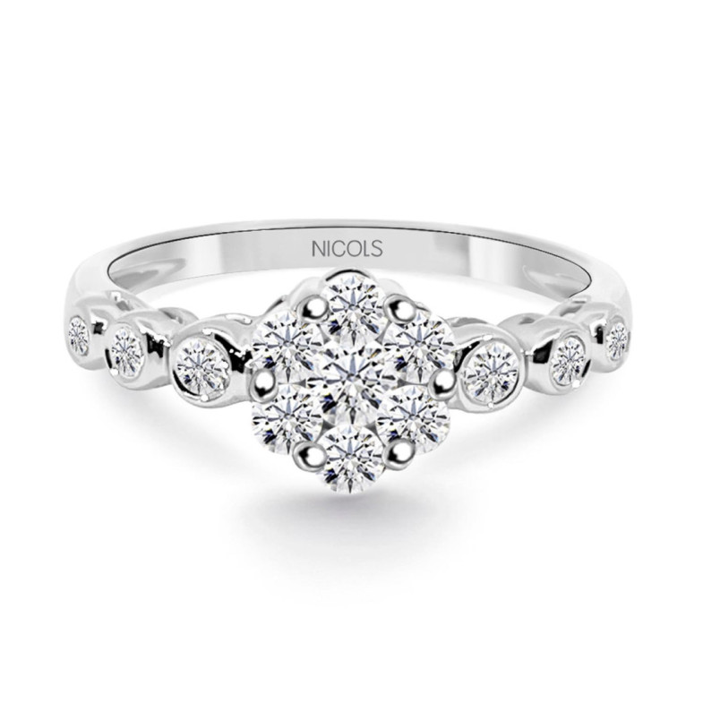Camelia Diamantring 0.58 - Brillant